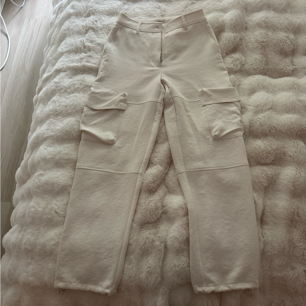 Cream Cargo Pants - Wilfred size 2